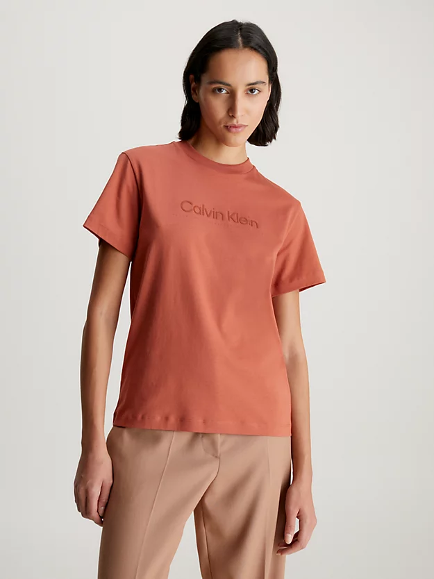 Camiseta de cetim estampada