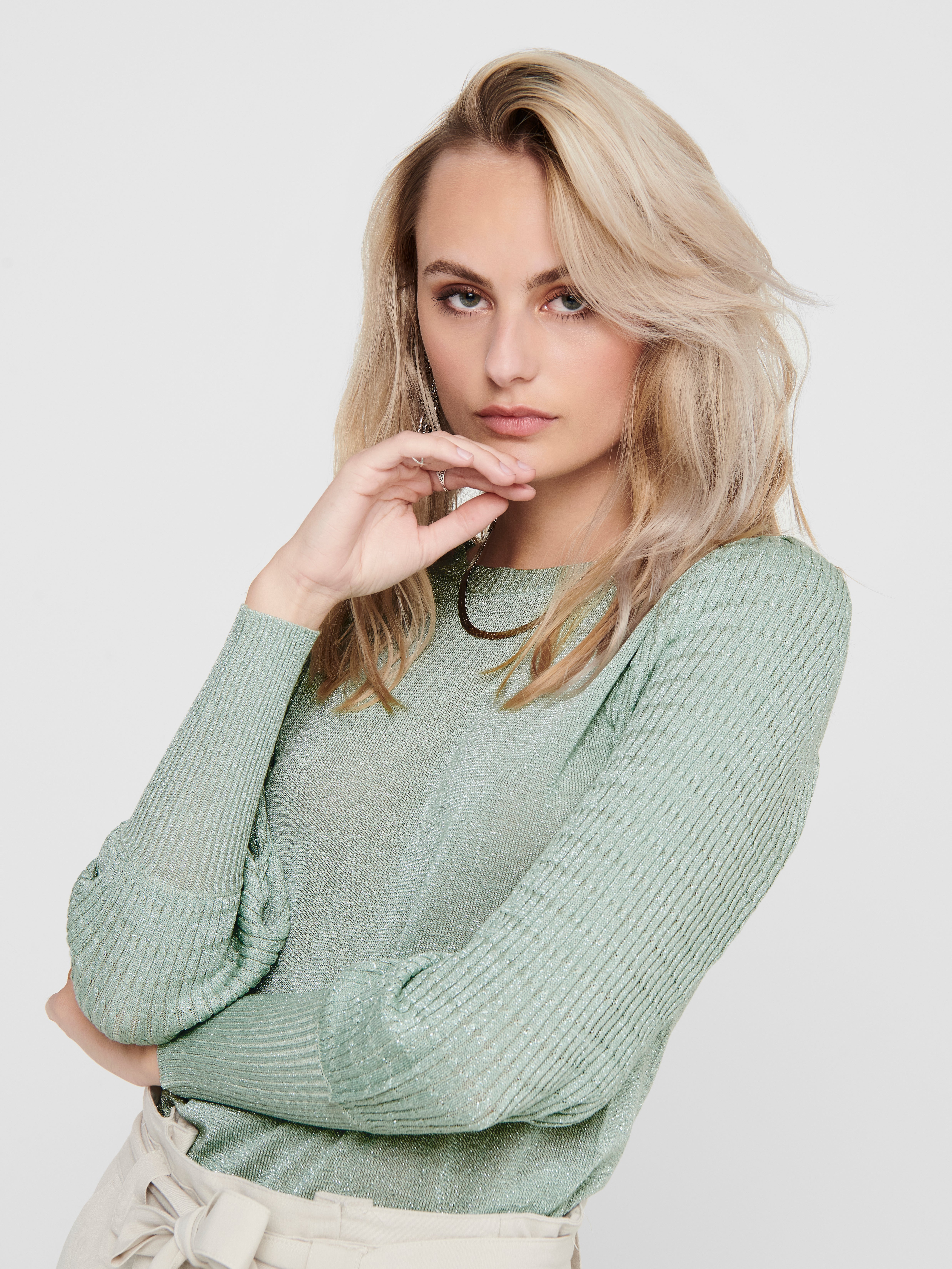 ONLMEGAN Strickpullover Jadeite