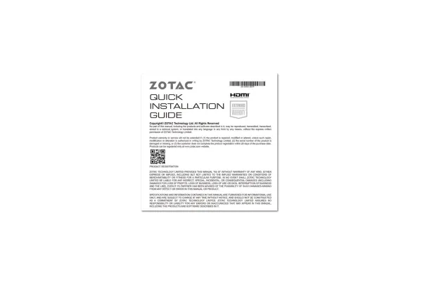 ZOTAC GAMING GeForce RTX 3050 ECO - Grafikkort - GF RTX 3050 - 8 GB GDDR6 - PCIe 4.0 x8 - 3 x DisplayPort, HDMI