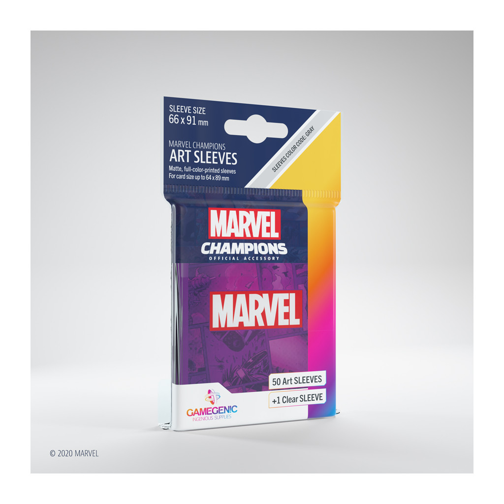 Gamegenic - Marvel Champions Art Sleeves - Marvel Purple