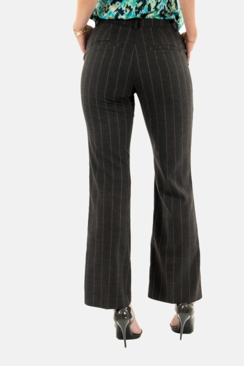 Pantalons only marley dark grey melange tannin