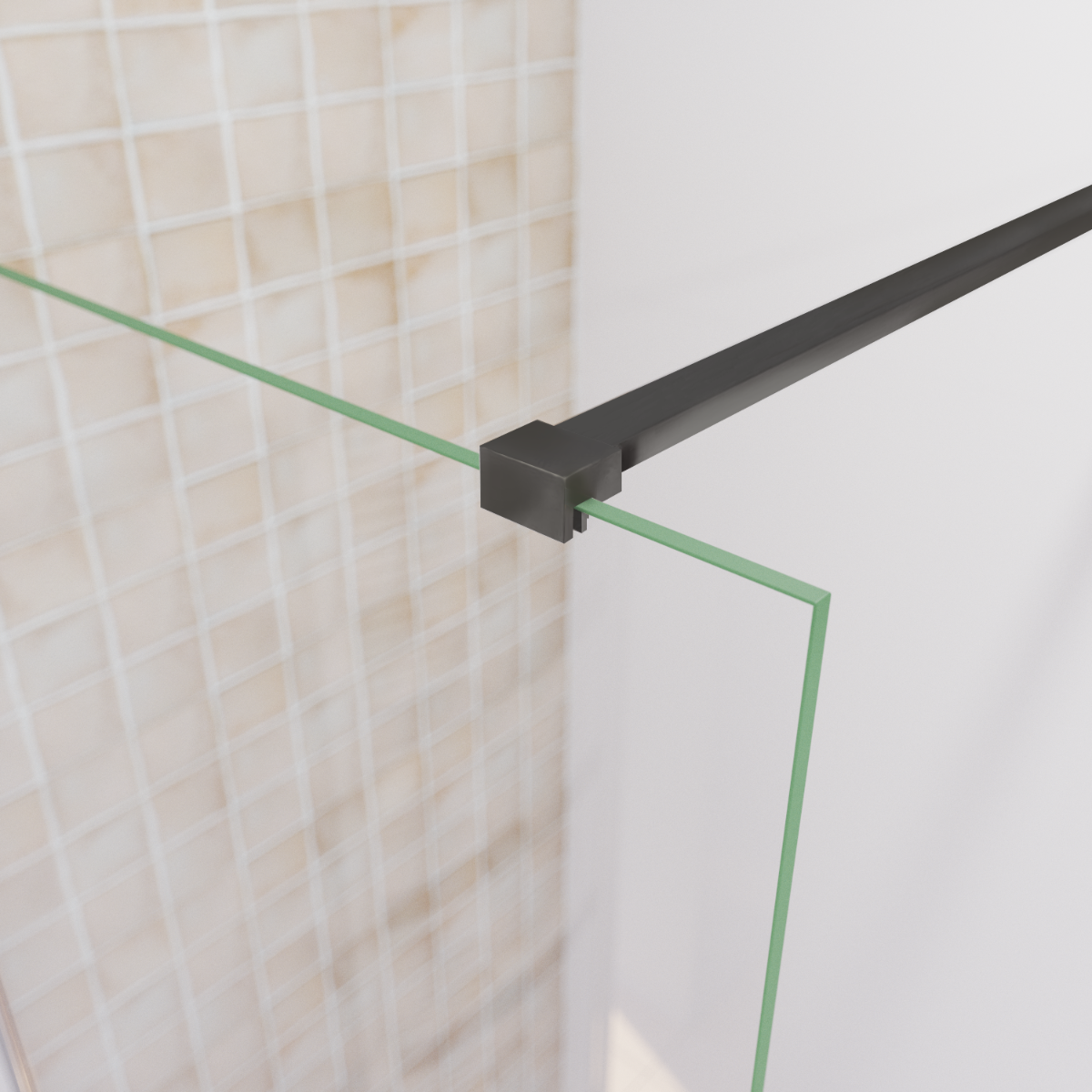 Saniclear Redro glasbevestiging haaks verouderd ijzer - gunmetal