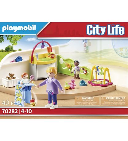 Playmobil City Life - B?rnehavegruppe - 70282 - 40 Dele