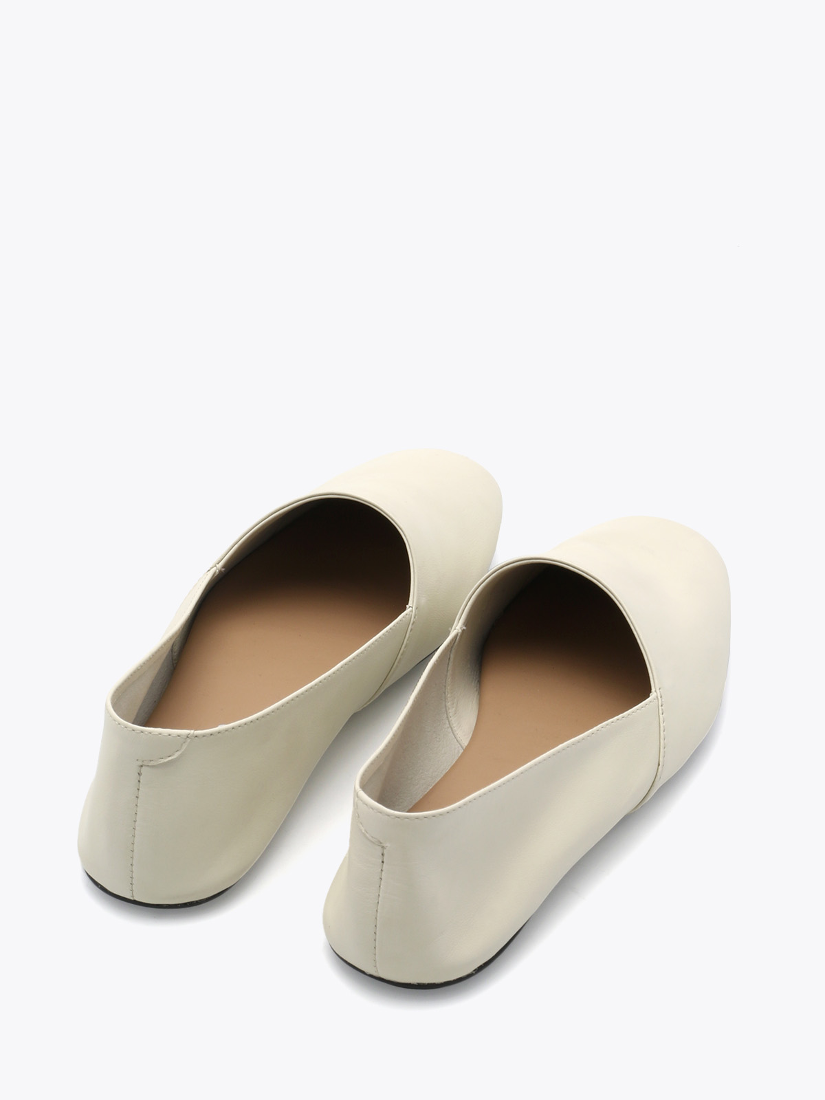 Yoga Loafer Leather Creme - Trapes Sko