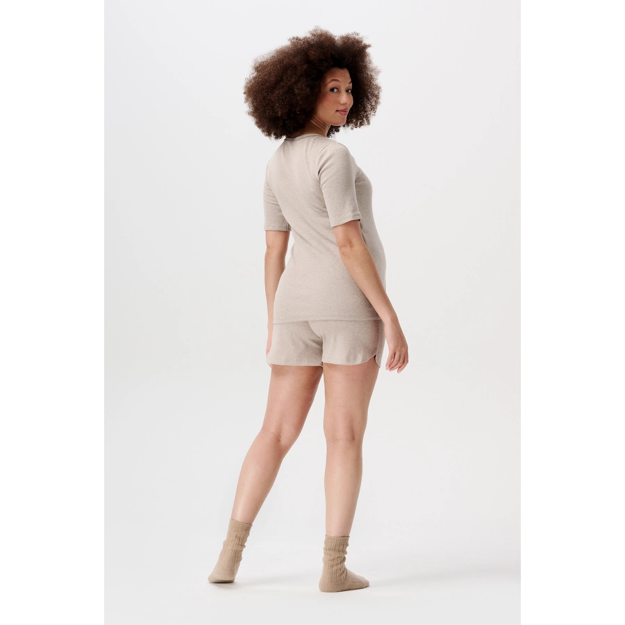 Noppies Schlafshorts Jada Taupe Melange