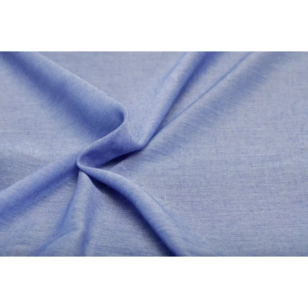 Tagvorhang Etamin Blau
