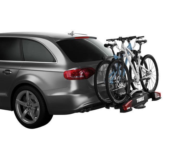 Thule Anhängerkupplungsträger VeloCompact 924 Kompakter und leichter Fahrradträger für den Alltagsgebrauch