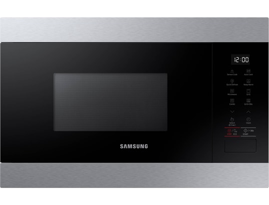 SAMSUNG - Micro ondes Encastrable MS22M8274AT 22 litres, 850 Watts, inox