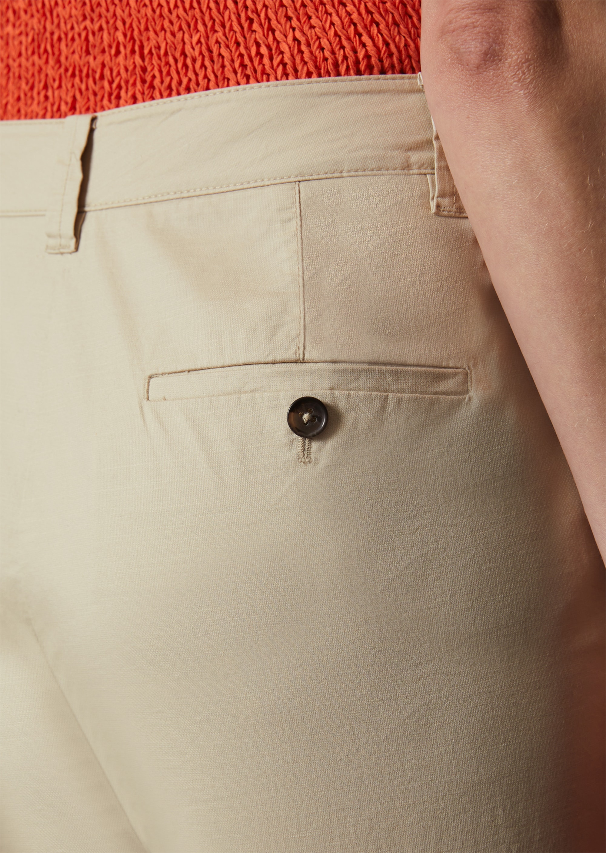 Chino Modell RIMKA taperedaus Organic-Cotton-Hanf-Mix
