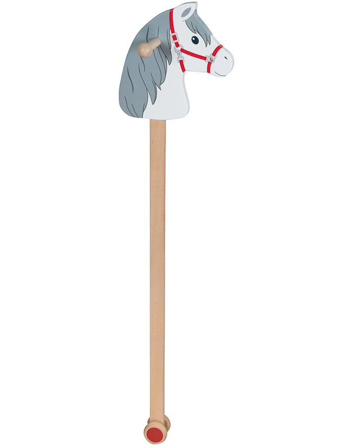 Steckenpferd WÖLKCHEN in weiß
