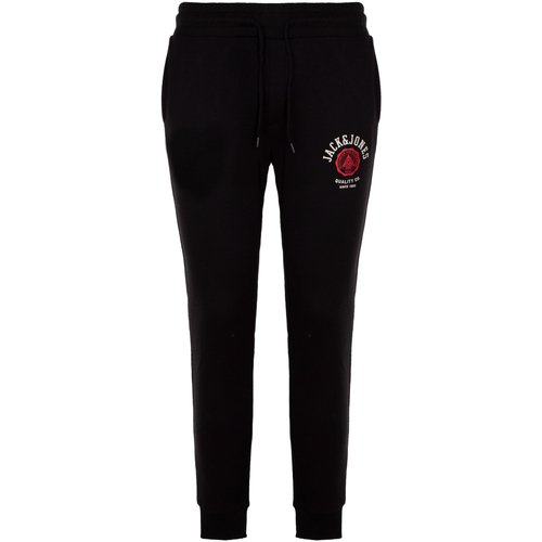 Jack & Jones - 12220503 JPSTWILL JJLOGO SWEAT PANT NAFA BLACK Negro