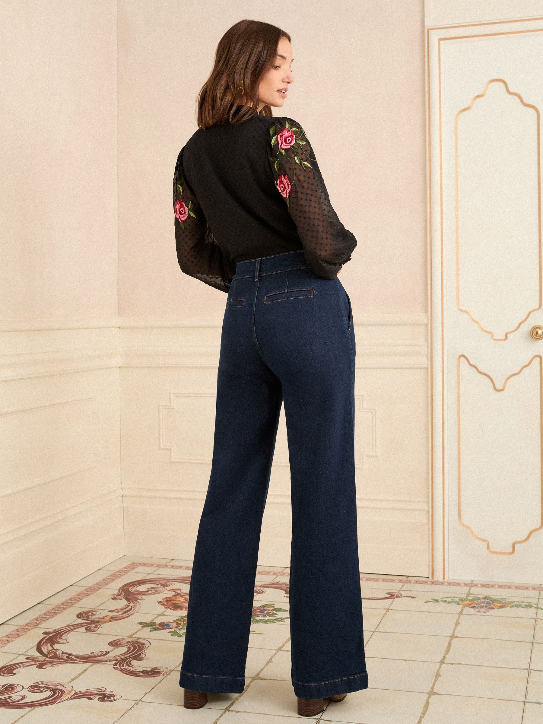 Love & Roses Getailleerde Jeans