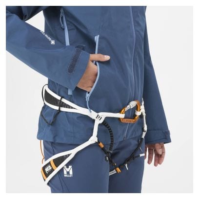 Veste Imperméable Femme Millet Seneca Gore-Tex 3L Bleu
