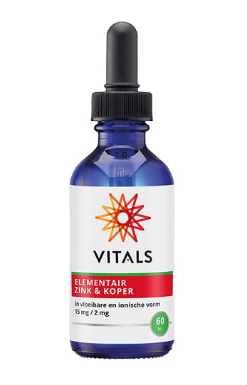 Vitals Elementair Zink & Koper 60ml