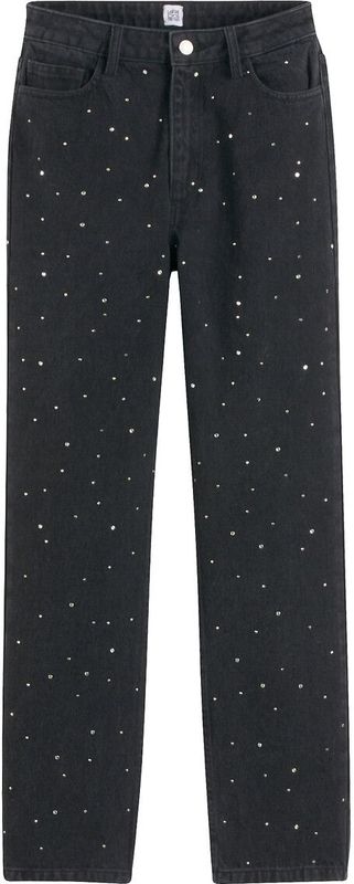 LA REDOUTE COLLECTIONS - Rechte Regular Jeans - Brossed Zwart - Denim