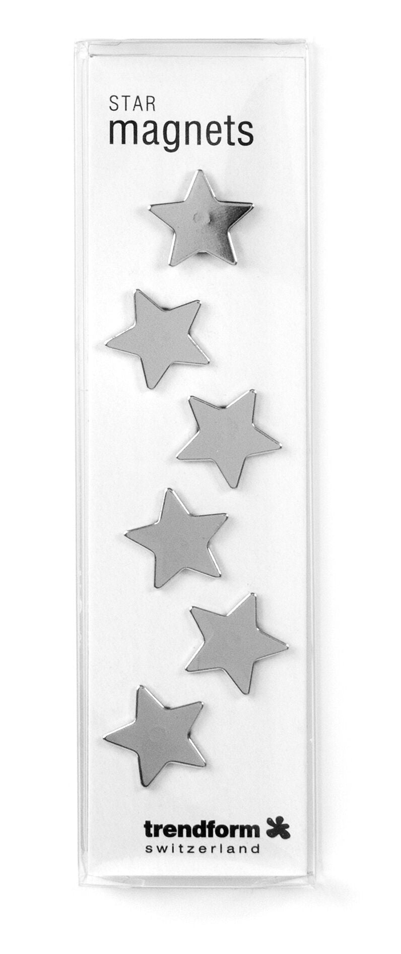 STAR Magnet - Silber / H: 0.5 cm
