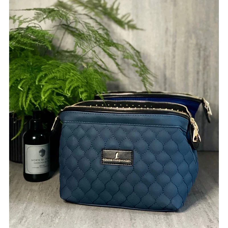 Coming Copenhagen Mia Cosmetic Bag Medium - Blue Indigo (Limited Edition)