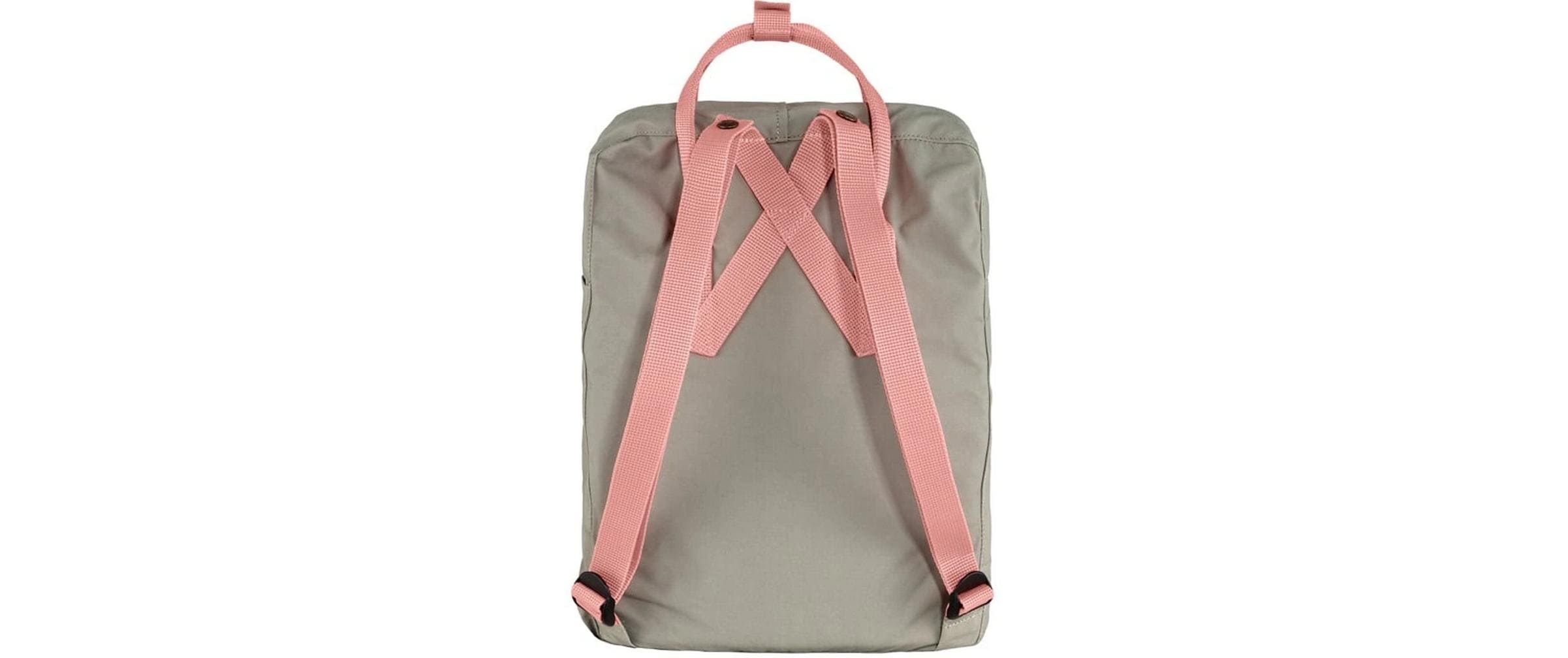 Freizeitrucksack Kanken 16 l, Hellgrau/PinkLeichter Alltagsrucksack