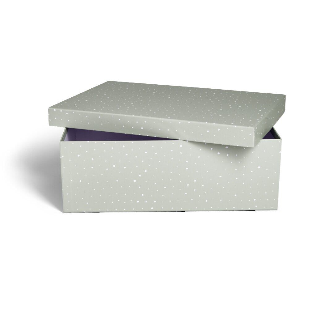 Boite carton décorée 40x26,5xH13,8cm - 2 modèles