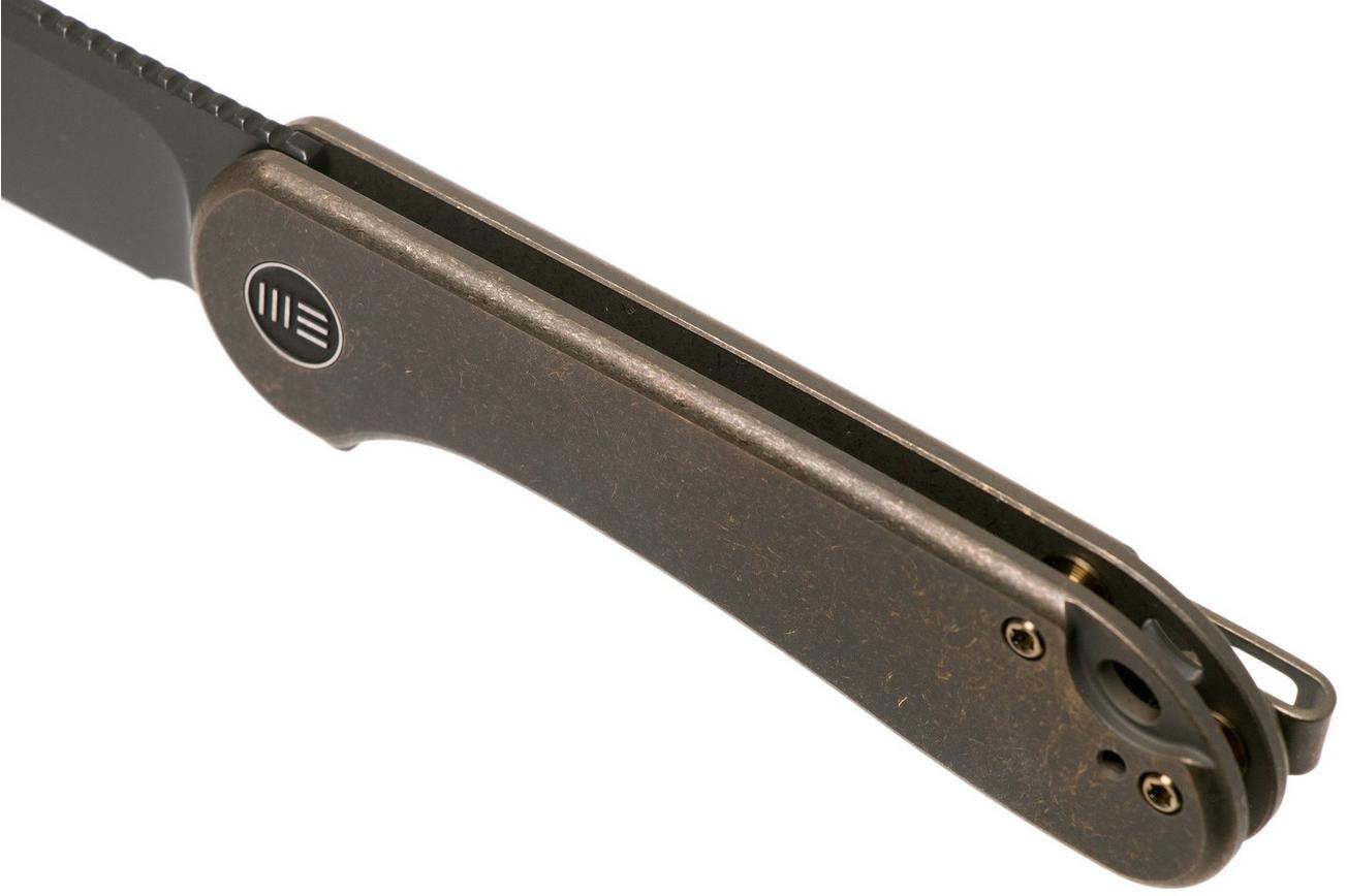 WE Knife Elementum WE18062X-4 Blackwashed, Bronze Titanium zakmes