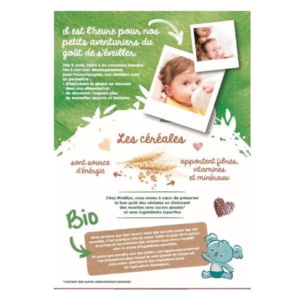 Modalac My Organic Cocoa Cereal (a partir de 6 meses) 250g
