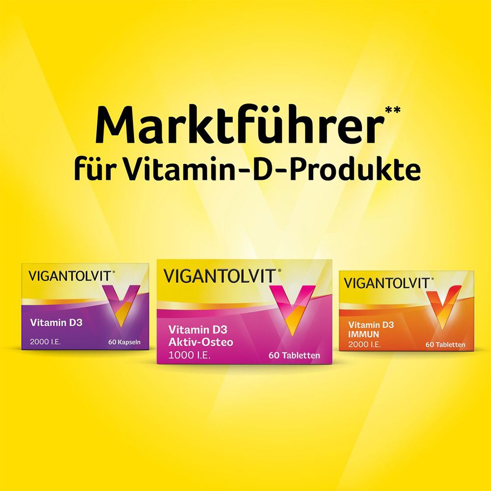 VIGANTOLVIT® Vitamin D3, K2 und Calcium -Jetzt 10% Rabatt mit dem Code vigantolvit10 sparen*