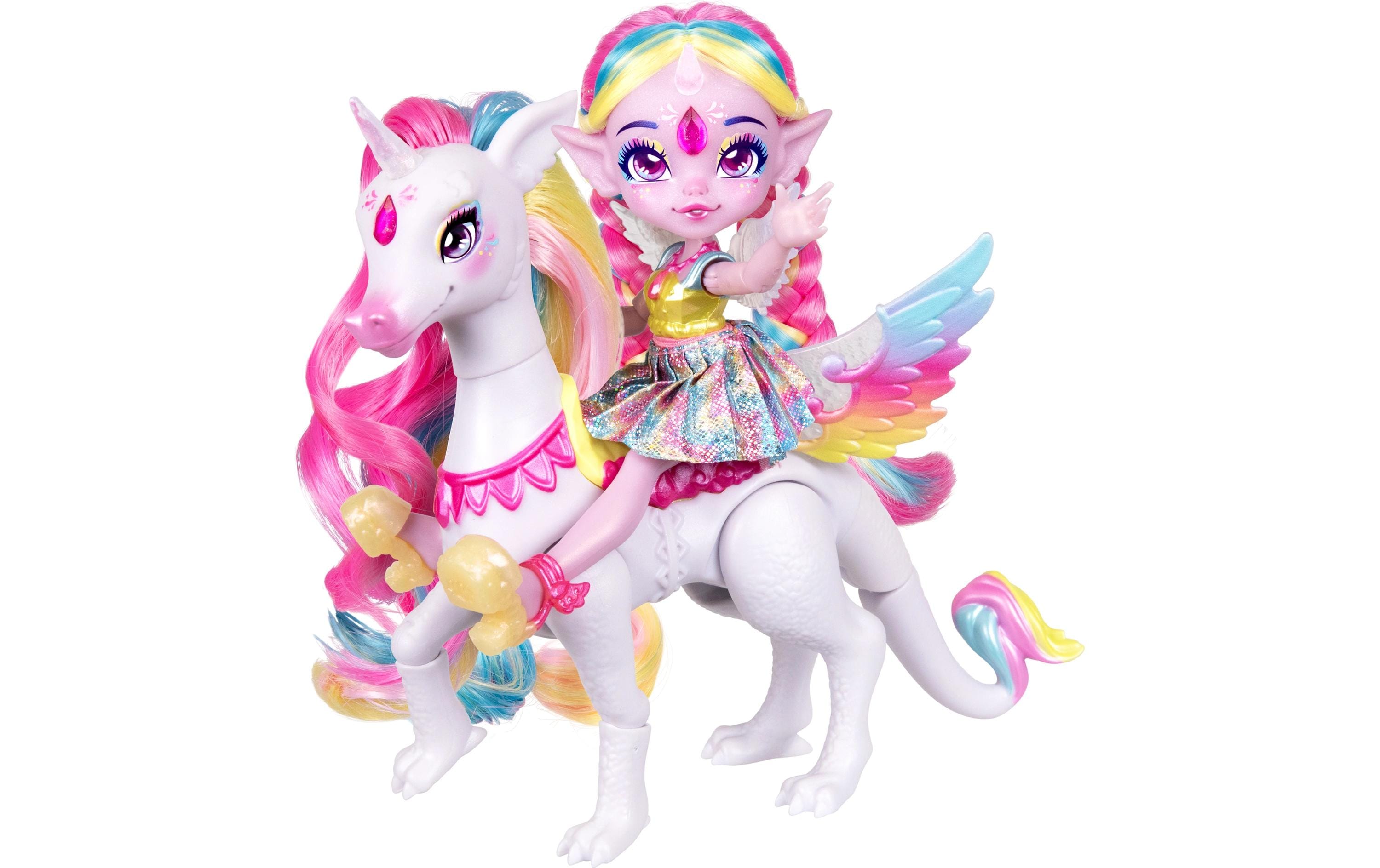 Magic Mixies Pixlings S2 UniaBezaubernde Pixling-Puppe Unia mit ihrem Pegacorn
