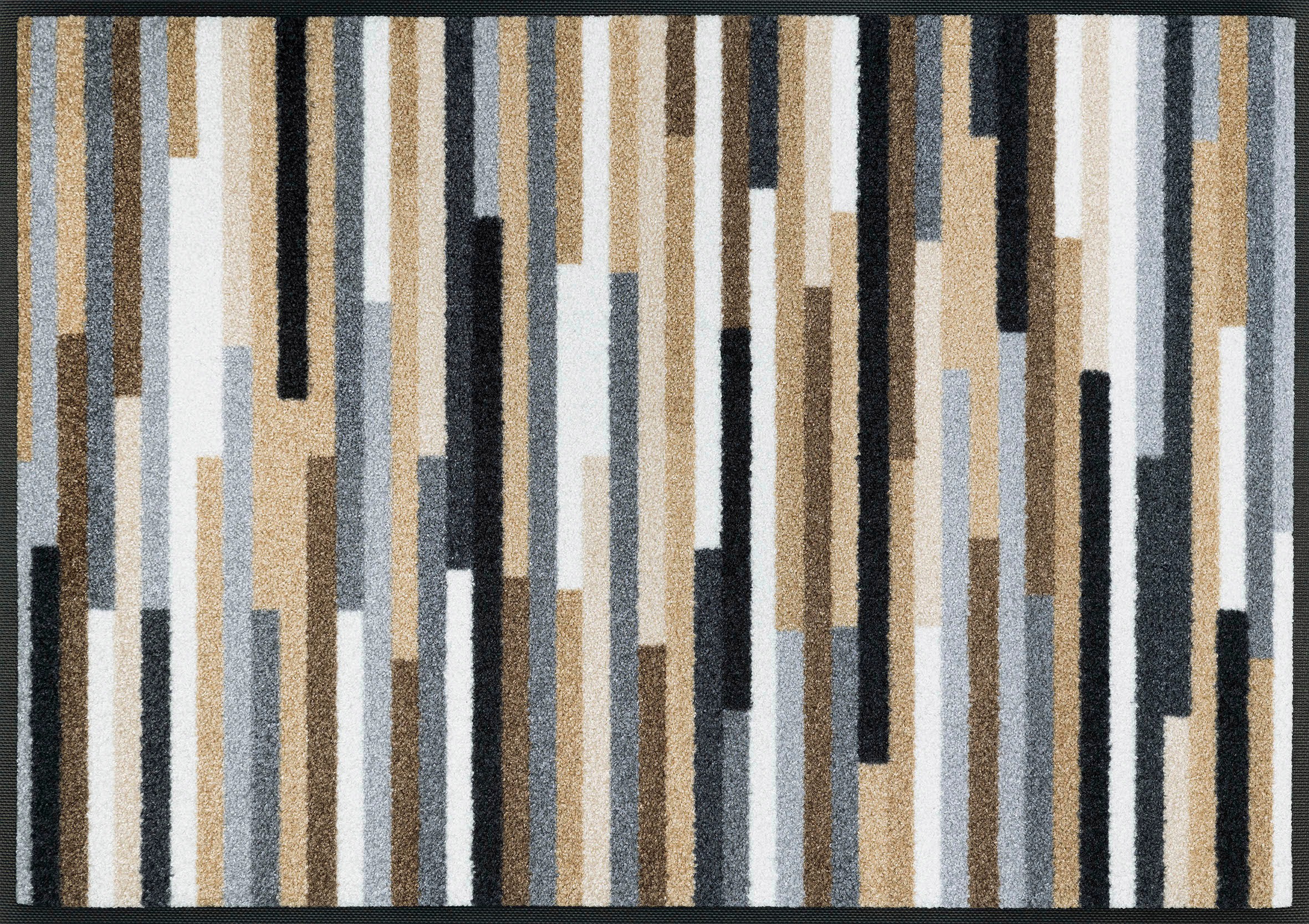 wash+dry by Kleen-Tex Teppich »Mikado Stripes« rechteckig 7 mm Höhe modernes Streifen Design, rutschhemmend, waschbar