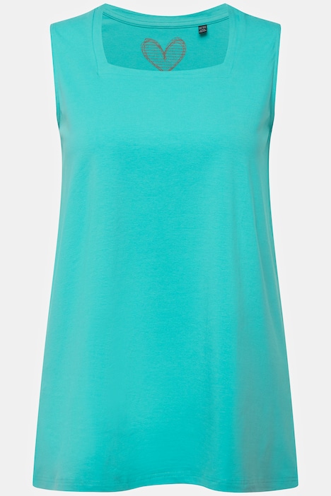 Longtop, Classic Fit, Carree-Ausschnitt, ärmellos