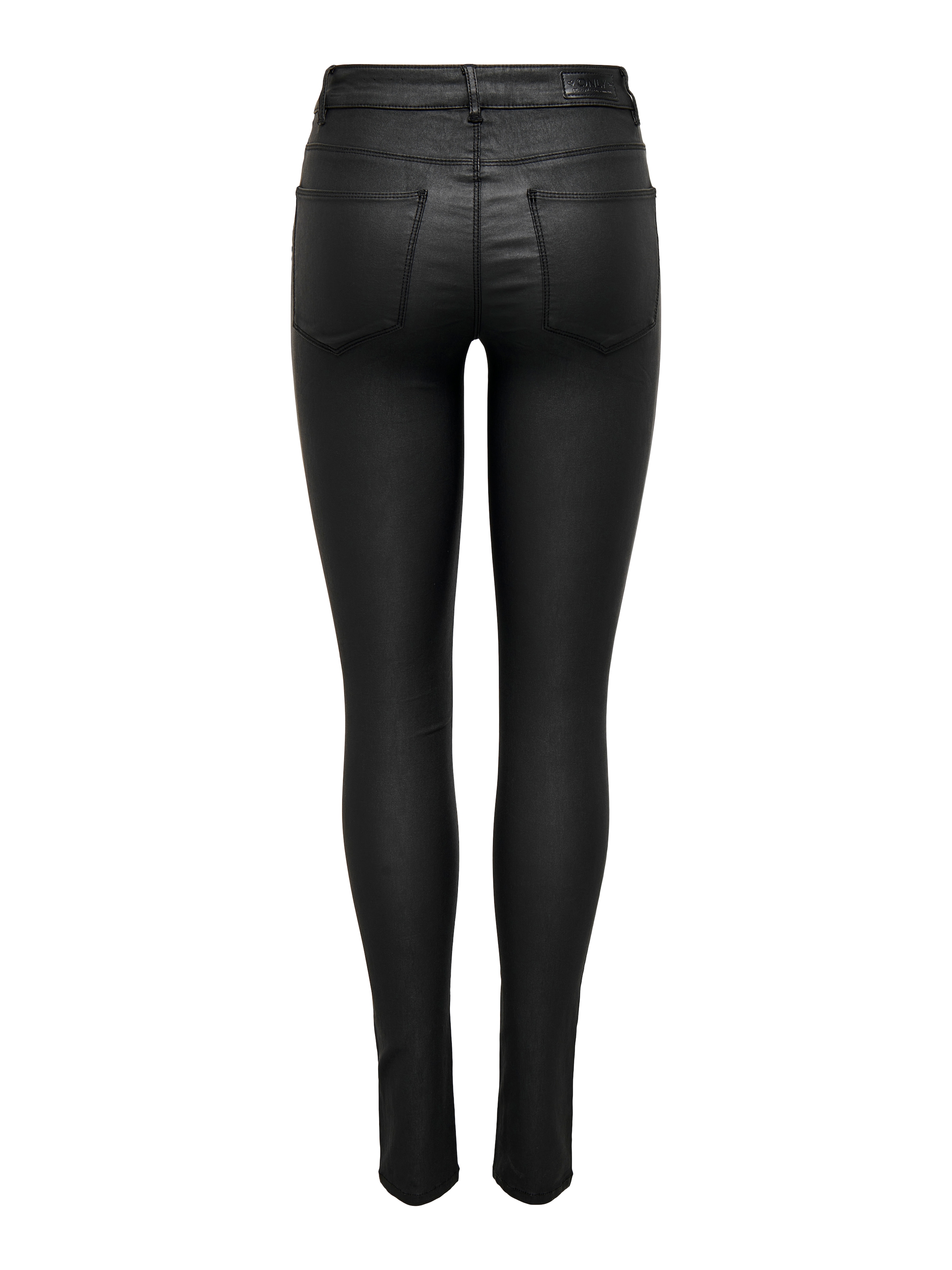 ONLY Lederimitathose »ONLANNE K MID WAIST COATED PNT NOOS«