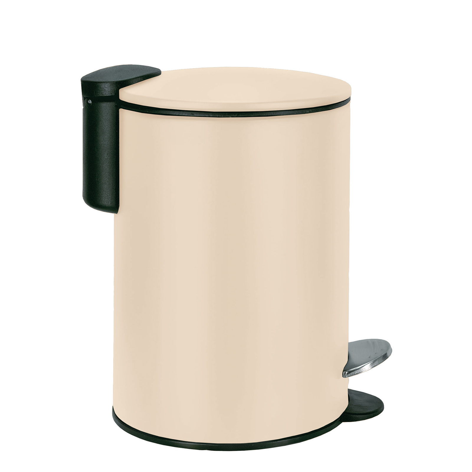 Kosmetikeimer - sandbeige - Edelstahl - 3 Liter