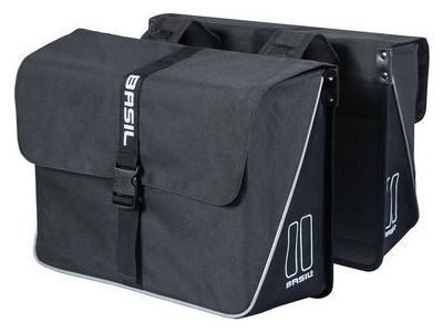 Sacoches de Porte-Bagage Basil Forte Double 35L Noir