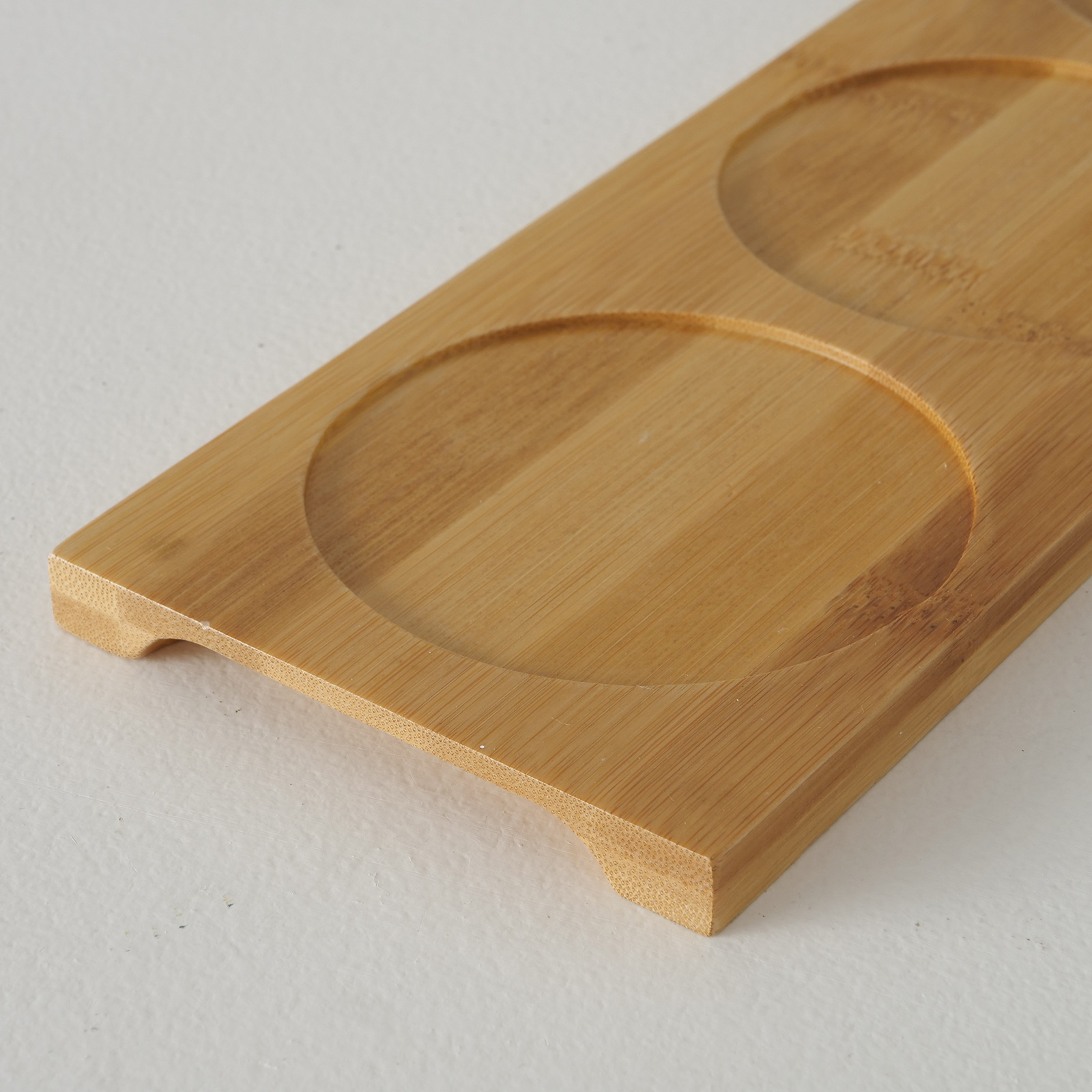 7-teiliges Schalen-Set - weiß - Bambus