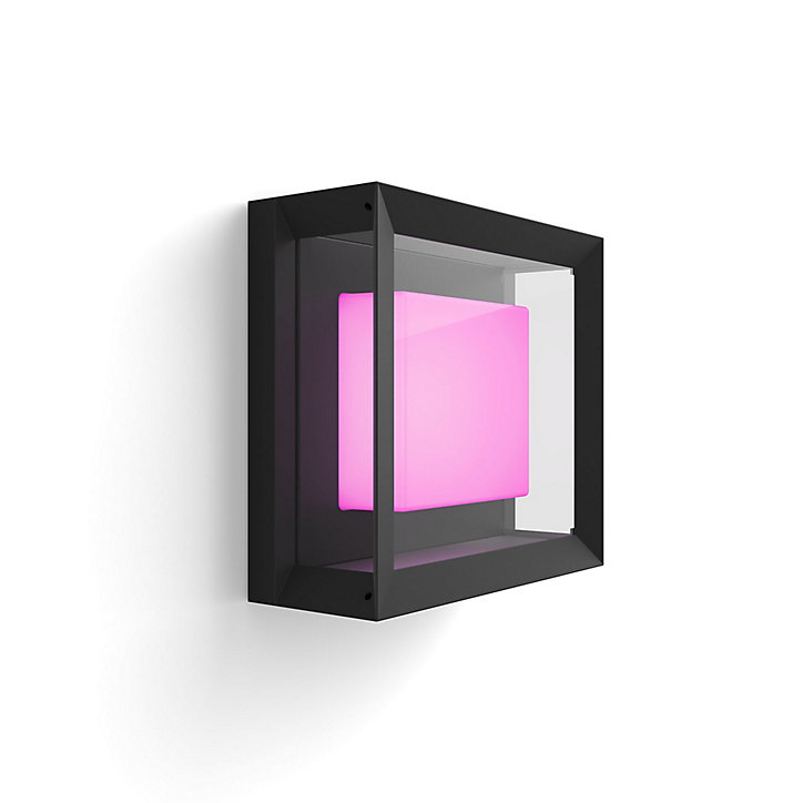 Applique murale extérieur Econic Philips Hue IP44 1150lm 45 x 11,5 cm noir