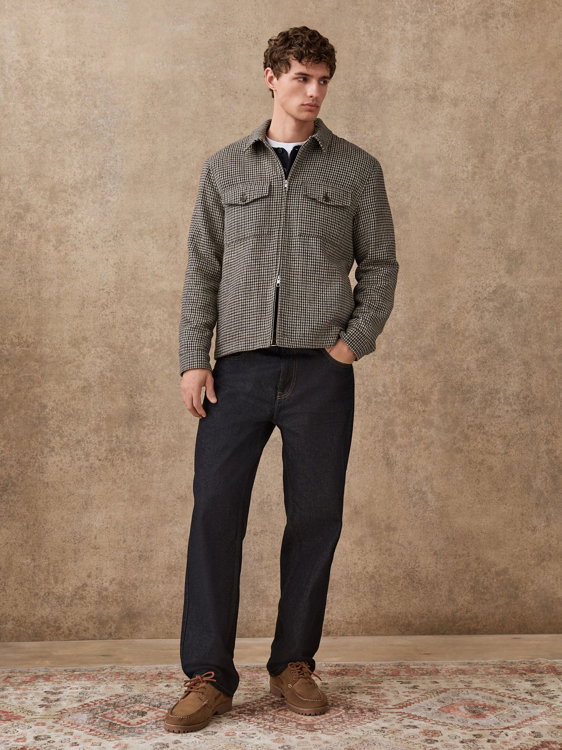 Grijs - Slimme Dogtooth Twin Pocket-jas