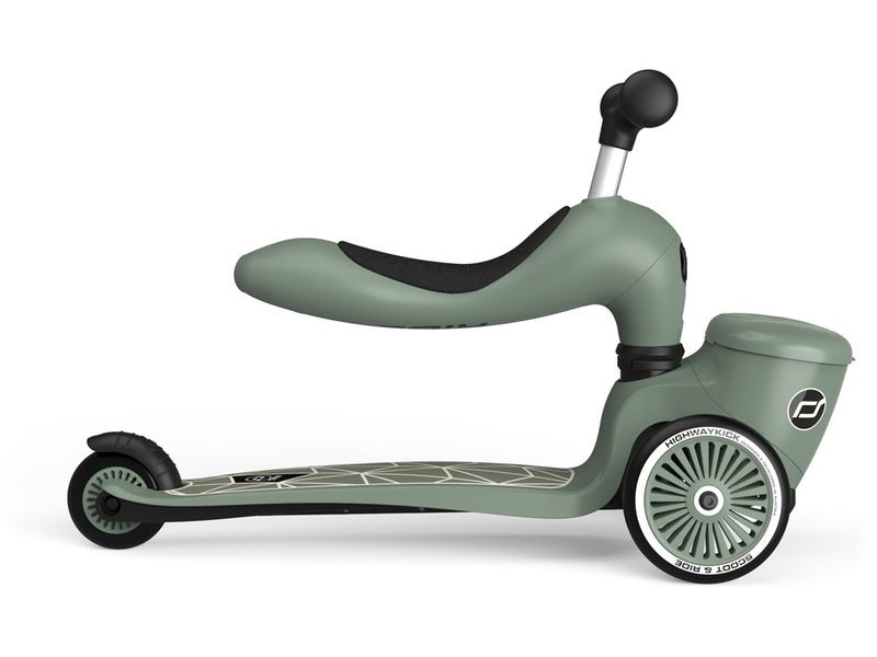 Scoot and Ride Stuntscooter Green lines Grün Scooter mit Sitz