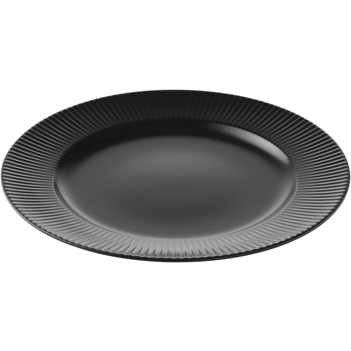 Groovy Tallerken 27 cm Svart Stengods
