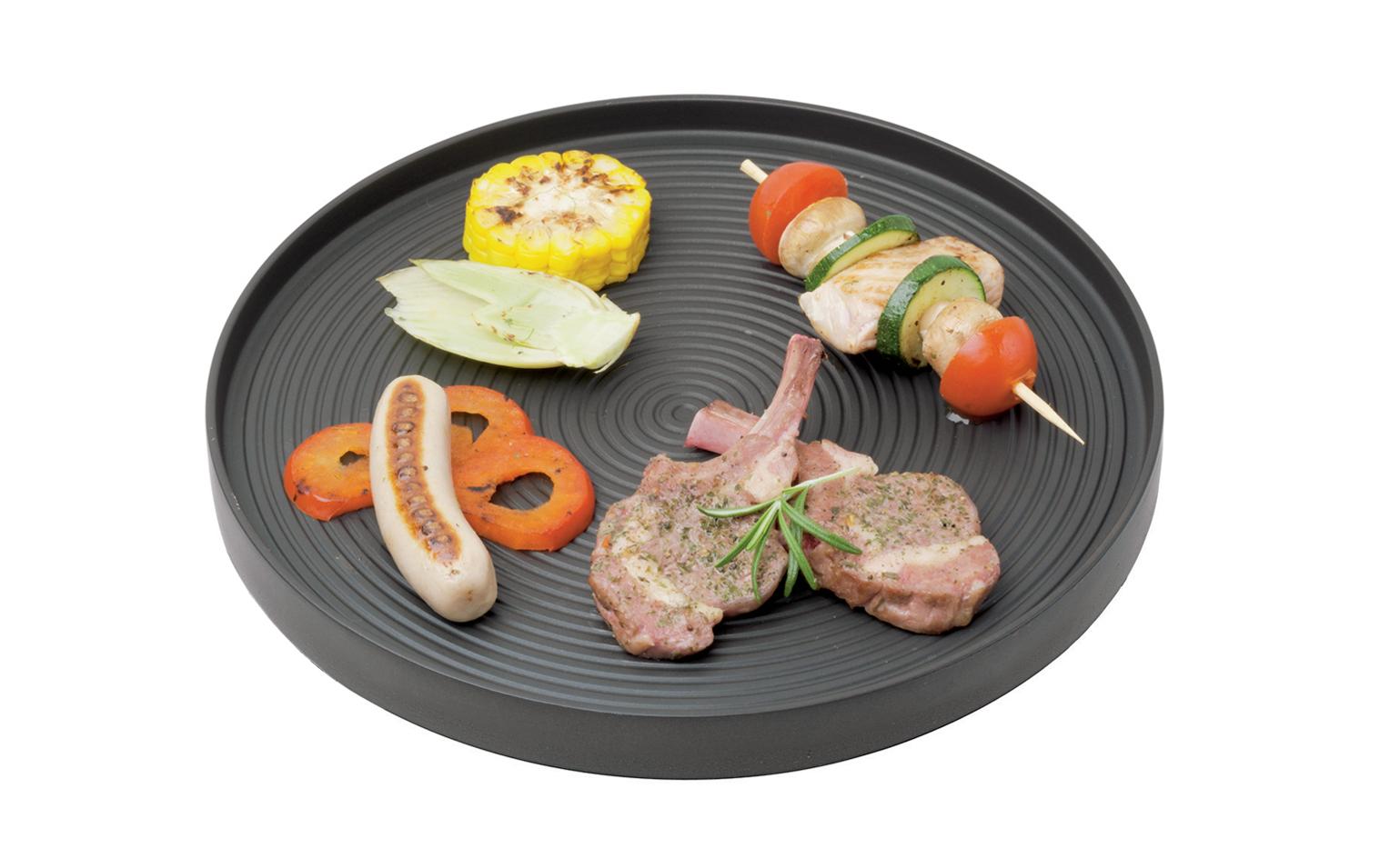 Grillplatte und Crêpeplatte zu Stöckli MarroniofenOptionale Platte zu Stöckli Marroniofen