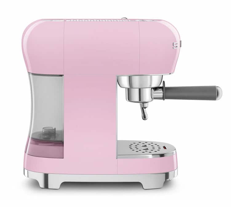 Machine expresso SMEG Rose ECF02PKEU Années 50