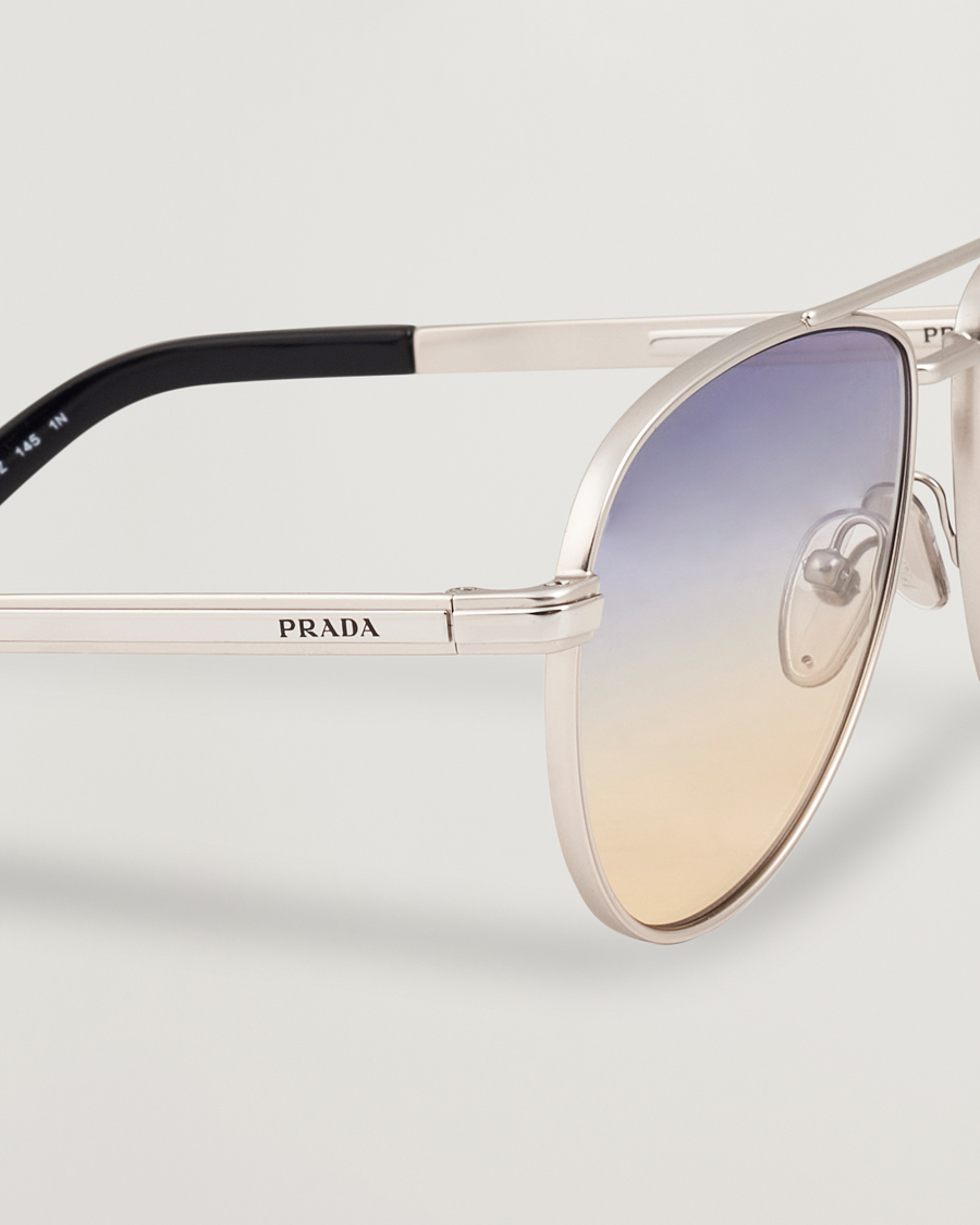 Prada 0PR A54S Sunglasses Silver