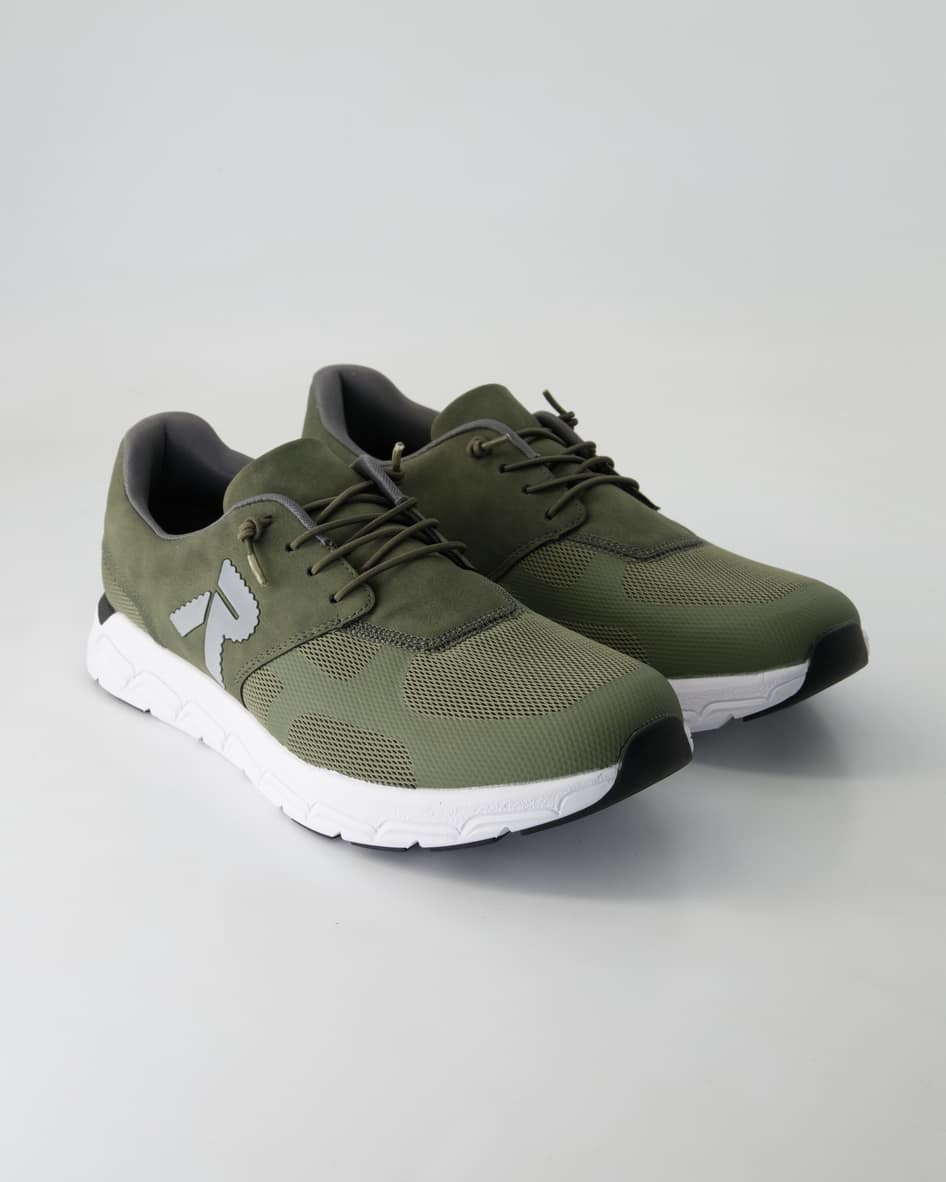Rieker Foilmatt Sneaker in Grün
