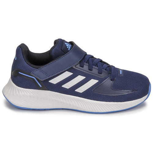 adidas Performance - RUNFALCON 2.0 EL K - Marine / Blanc
