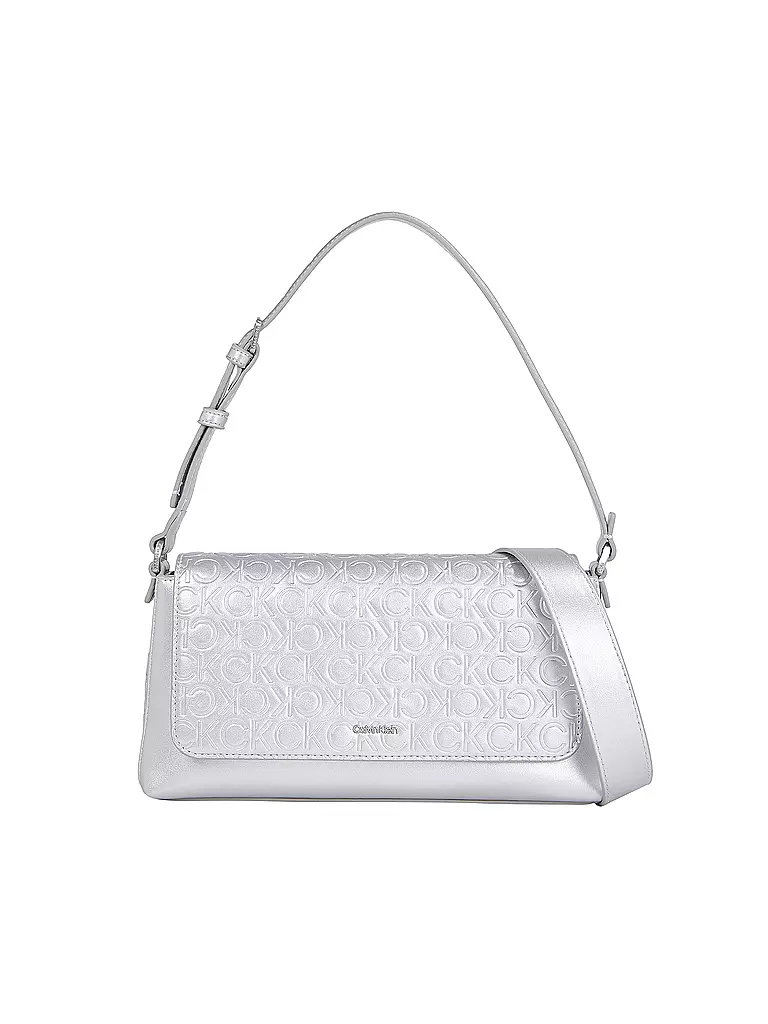 CALVIN KLEIN Tasche - Henkeltasche CK MUST silber