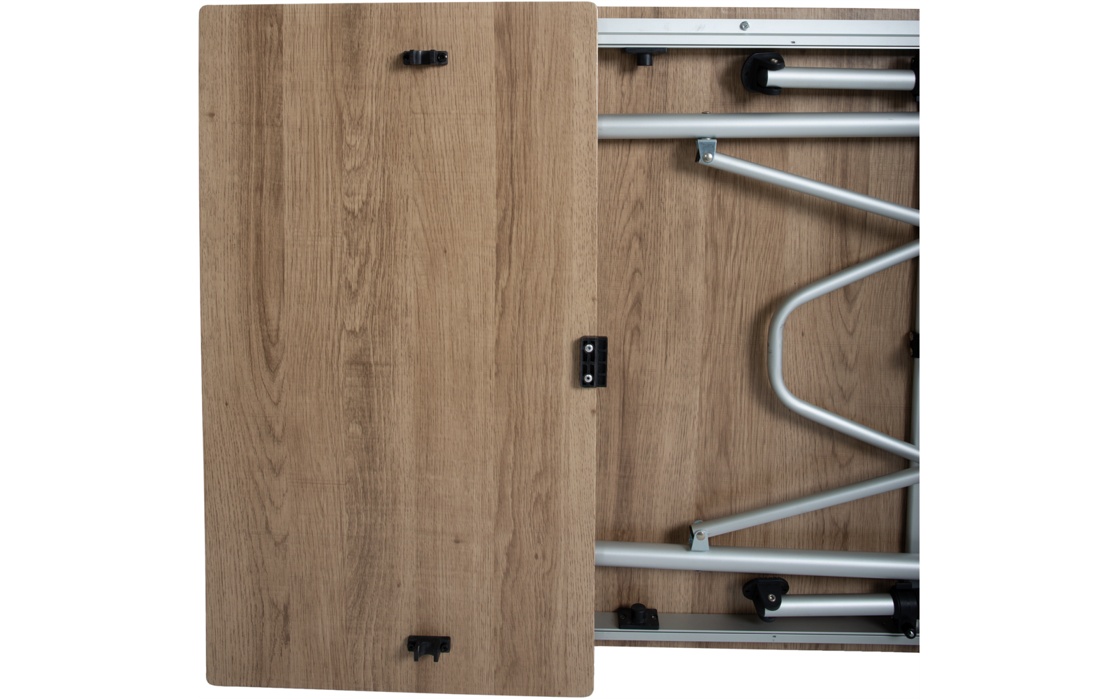 Travellife Sorrento ausziehbarer Tisch braun 80/110/140cm
