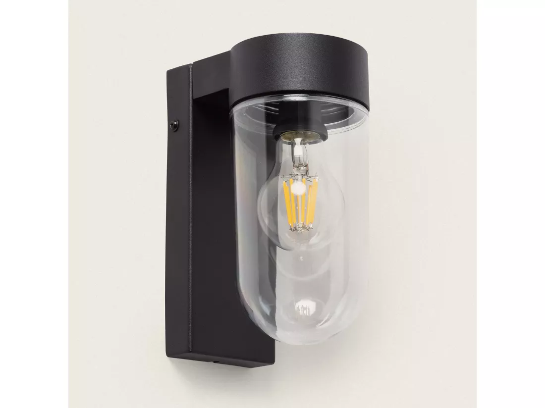 Applique Murale Extérieure Solaire LED 1,5W Aluminium Enzo Noir