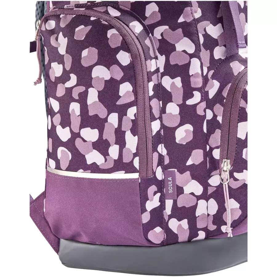 Deuter School Scula - Schulrucksack 49 cm plum dots