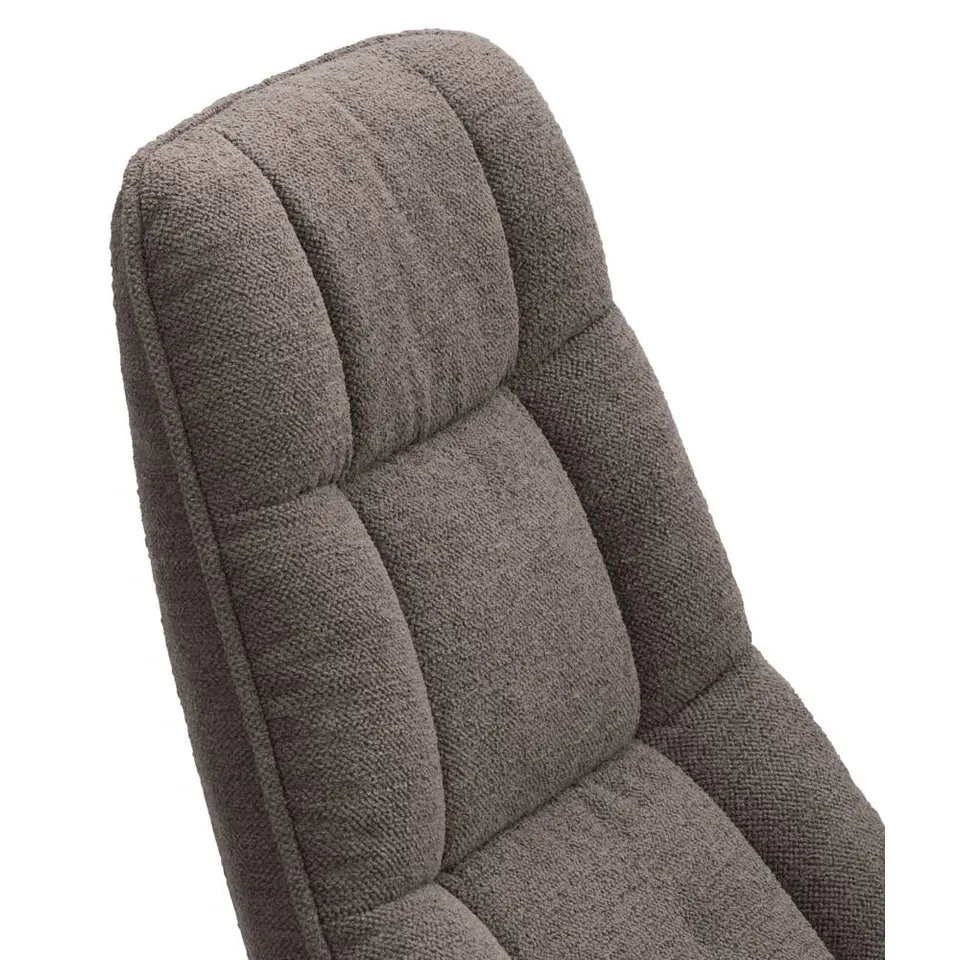 Draaifauteuil Emily - donkerbruin