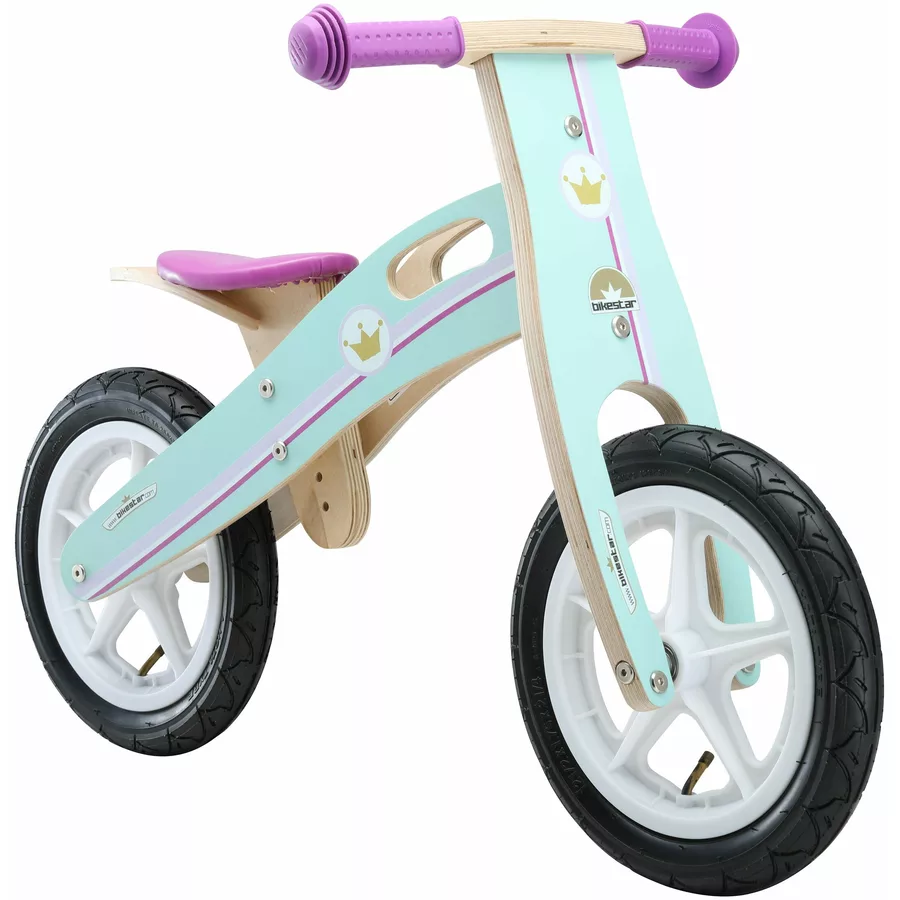 Bikestar Laufrad 12 Zoll Holz türkis