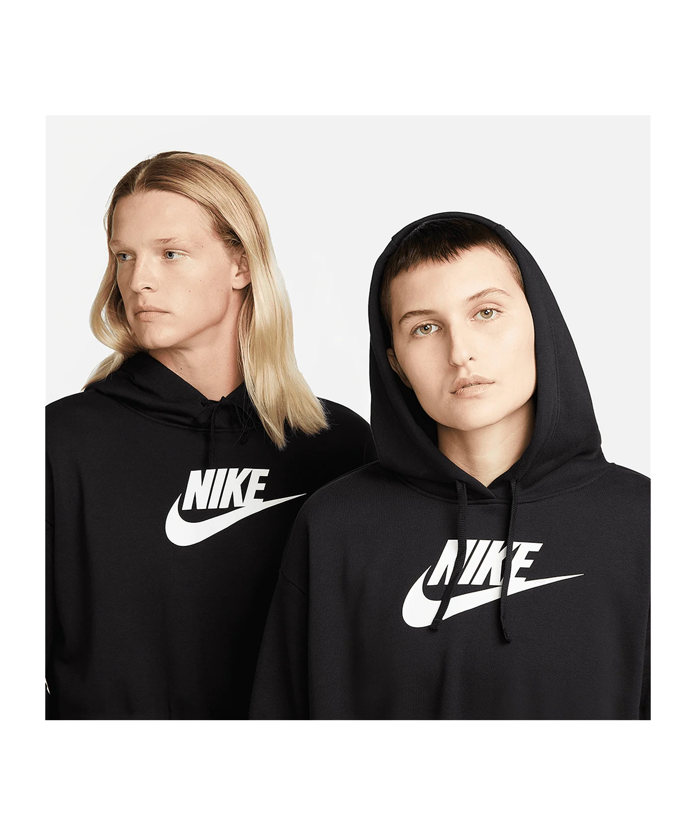 Nike Club Fleece Cropped Hoody Damen Weiss F100