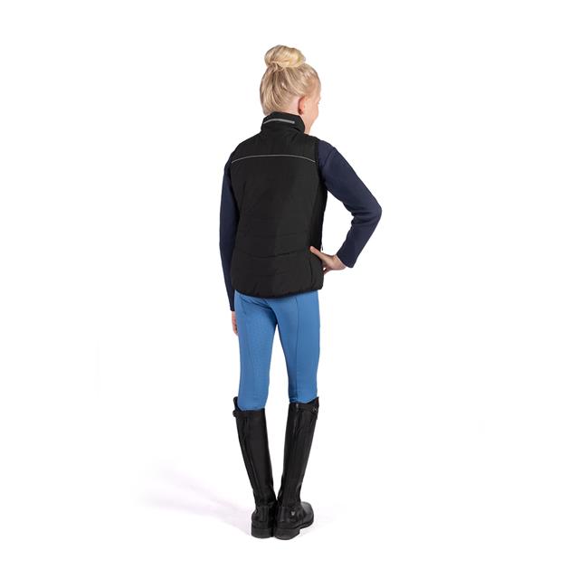Bodywarmer HKM Cuddle Style Heating Kids Zwart